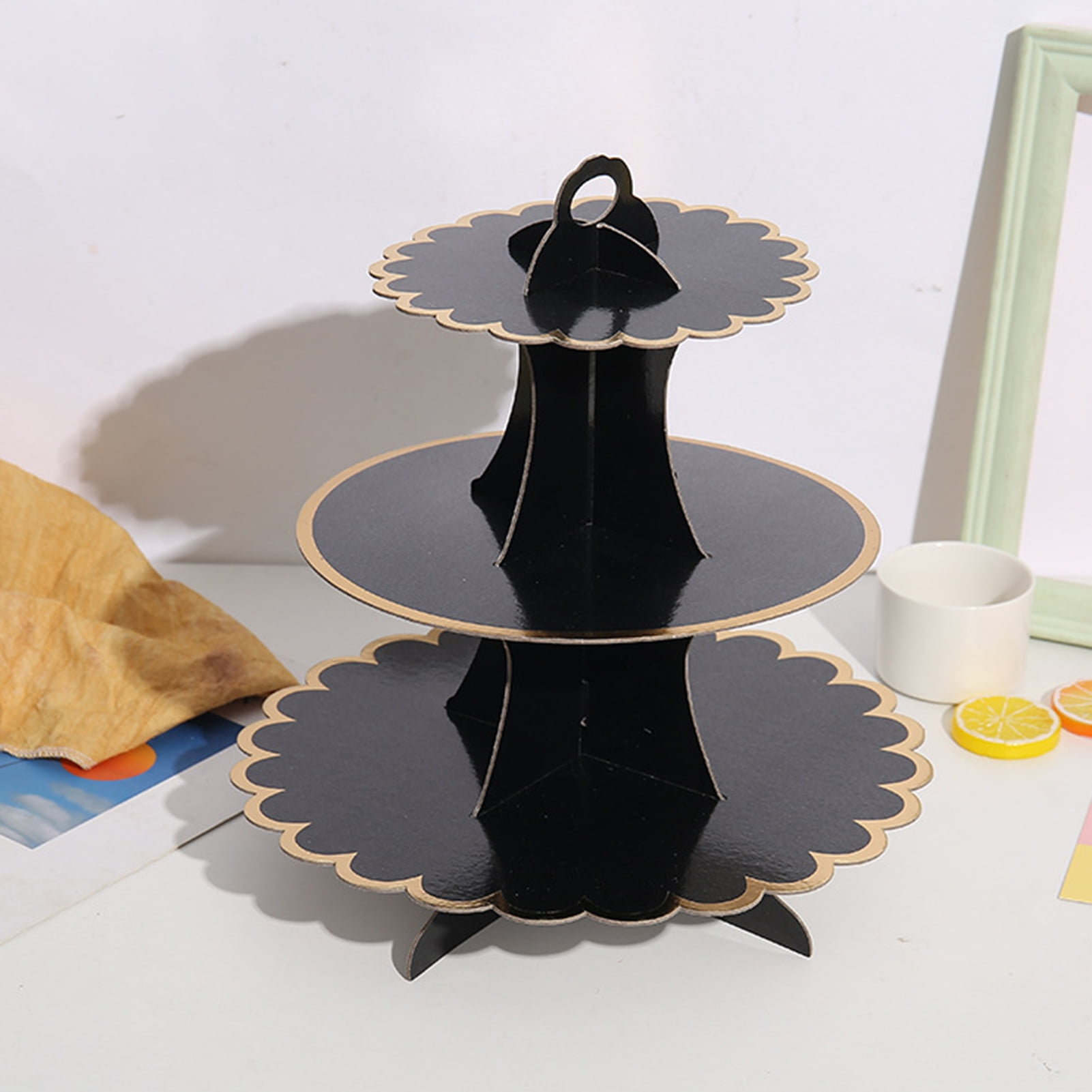 Hobeauty Party Centerpiece Cake Stand 3 Tiers Cupcake Stand