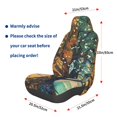 thumbnail image 3 of Fuzoiu Seasonal Tree Reflection Print Elastic Car Seat Covers, Seat Cover Protector,Universal Fit Interior Covers for Most Cars,Washable Seat Cover Non Slip for SUV,Sedan,Van, 3 of 5