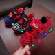 thumbnail image 2 of Nuevo Sueprhero Led Mesh Sneakers Girls Boys Kids Luminous Glowing Sneakers Zapatos para niños Niñas Lighted Led Baby Children Shoes (plantilla 31 19.2) Gao Jinjia LED, 2 of 2
