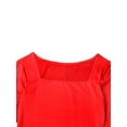 thumbnail image 3 of Fiomva Women Autumn Vintage Solid Color Long-Sleeved Square Collar Pencil Dress, 3 of 5