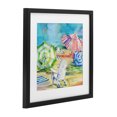thumbnail image 2 of Stupell Industries Tropical Ventura Beach Umbrellas Black Framed Print Under Glass, 16 x 16, by Paul Brent, 2 of 8