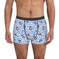 thumbnail image 1 of Balery Red Cherries Calzoncillos bóxer para hombre, ropa interior de algodón suave y transpirable con cinturilla de nailon-Large, 1 of 5