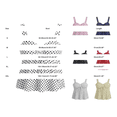 thumbnail image 2 of Tank Tops For Women Polka Dot Spaghetti Strap Tie Up Flowy Crop Top Summer Sleeveless V Neck Casual Going Out Shirts Cute Ruched Peplum Tops Y2K Tie Backless Streetwear Babydoll Camisole Tank Top Red, 2 of 3