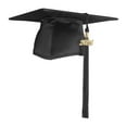 thumbnail image 5 of Endea Graduation Shiny Black Graduation Cap  Tassel, 5 of 11