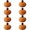 Orange-8pc, variant on 6Pcs Handmade Crochet Knit Mini Pumpkin Ornaments, Farmhouse Fall Thanksgiving Table Tray Wedding Decor, Brown