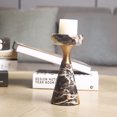thumbnail image 4 of Candelabro con mármol - Corto Conciso y moderno Cena con velas Ornamento de la mesa Regalo MABOTO Material compuesto, 4 of 7