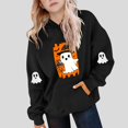 thumbnail image 2 of Makaor Fall Hoodies for Girls Boys Halloween Pullover Sweatshirts Ghost Long Sleeve Coats Fleece Clothes Pockets, 2 of 4