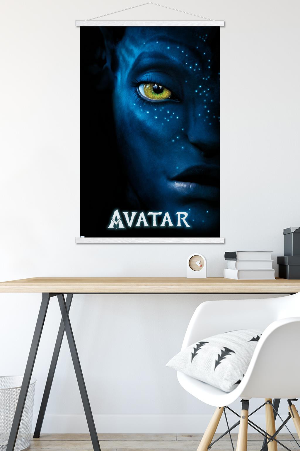Avatar - Teaser One Sheet Wall Poster with Magnetic Frame, 22.375" x 34"