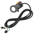 thumbnail image 2 of Bike Switch E Bike Switch Mountain Bike Switch Horn Light Switch 2 In 1 Head Light Horn Turn Signal Switch Button For Motorcycle E Bike Scooter, 2 of 8