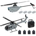 thumbnail image 2 of C127 C186 2.4G RC Drone 720P Cámara 4 Hélices 6 Axis Wifi Gyro Sentry Spy Helicóptero Single Paddle Electronic Gyroscope RC ToC186 4 batería Deng Xun unisex, 2 of 2