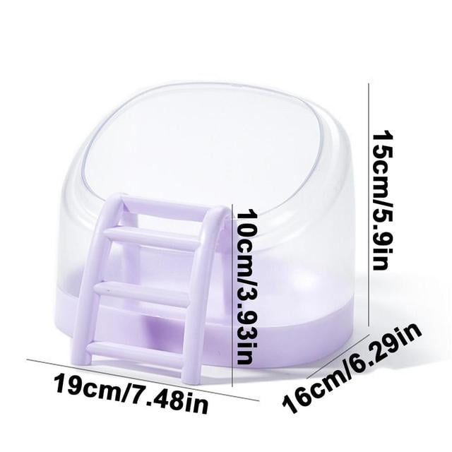 Hamster Bathing Sand Bowl Hamsters Sand Bath Cage Large Space Splash