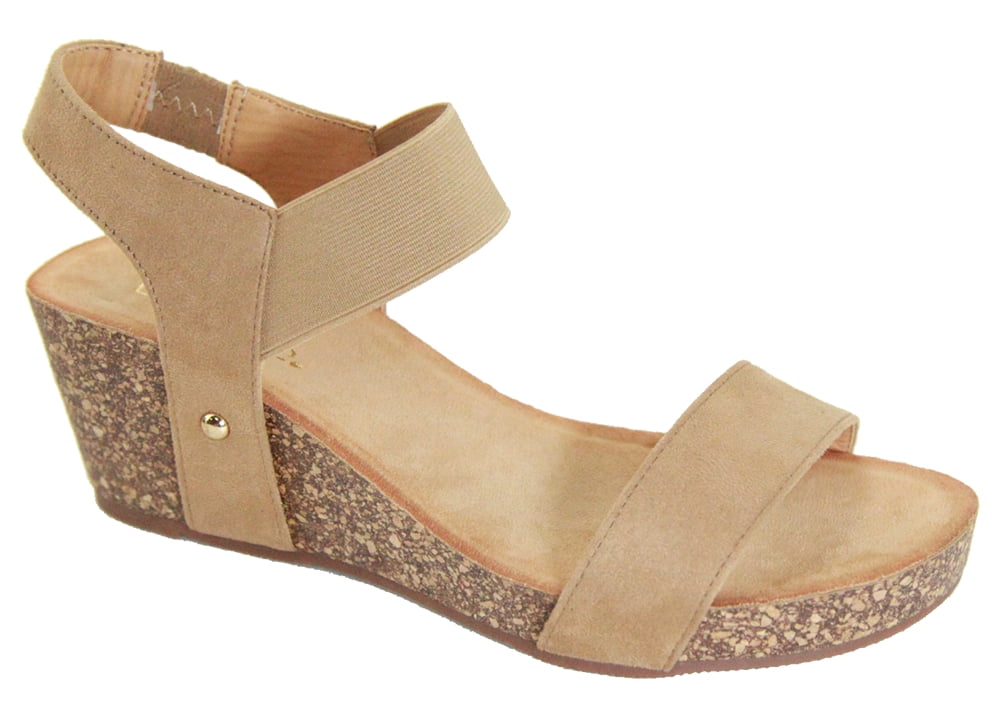 nude low wedges