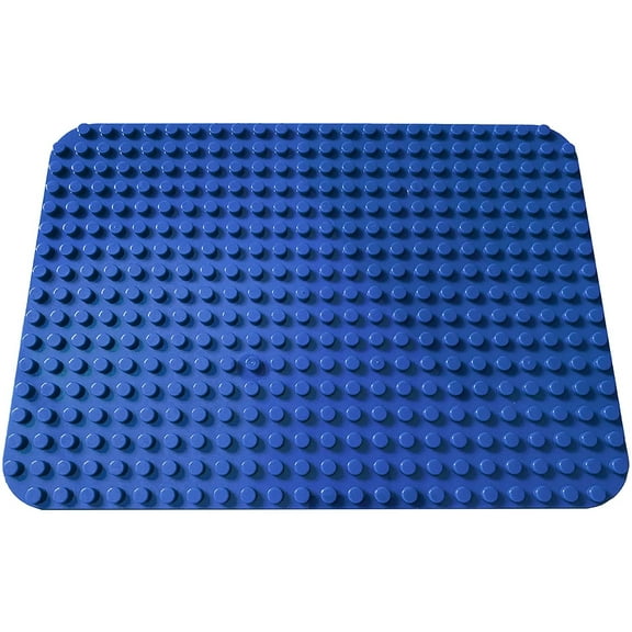 Blue Building Block Base Plates for Large Blocks - Pack