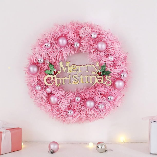 RKSTN christmas deals Christmas Decoration Wreath 12 Inch Desktop Mini Artificial Christmas Wreath Door Window Hanging Ornaments Christmas Scene Decoration Props