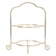 thumbnail image 1 of Exhibidor de doble nivel para pasteles, estilo europeo, ideal para hoteles., 1 of 8