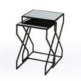 thumbnail image 2 of Beaumont Lane Metal Contemporary Mirrored Iron Nesting Tables, 2 of 8