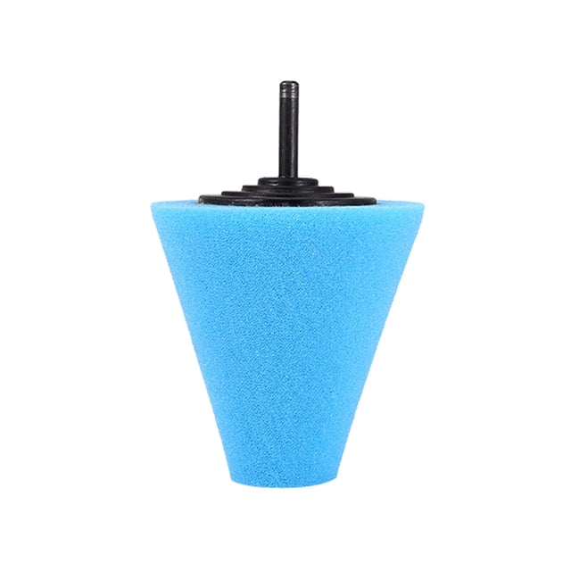 Almohadilla de Pulido de Espuma para Coche, Almohadillas de Pulido en Forma de Cono para Pulir Ruedas, Uso Con Taladro Eléctrico, 1 UDS.