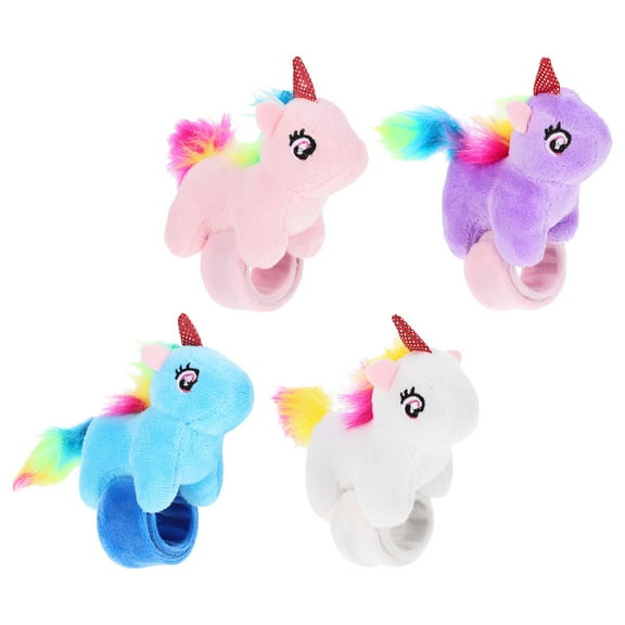 PAMINGONO Party Favor Slap Bracelets Slap Bracelet Unicorn Shape 4Pcs