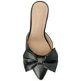 thumbnail image 4 of Journee Womens Tiarra Mules Mid Stiletto Pointed Toe Evening Pumps, Widths Available, 4 of 8