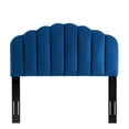 thumbnail image 3 of Veronique King California King Performance Velvet Headboard Navy, 3 of 7