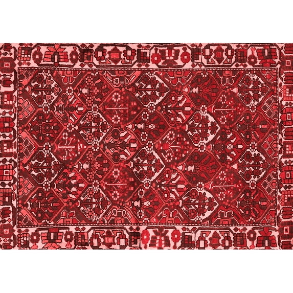 Ahgly Company Indoor Rectangle Persian Red Traditional Area Rugs, 8' x 12'