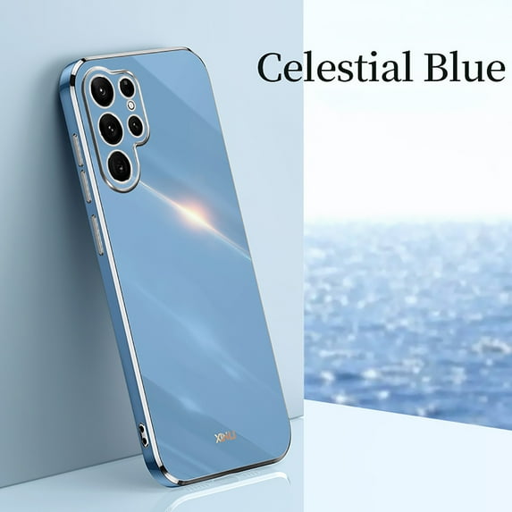 Nalacover For Samsung Galaxy A13 5G Case,Luxury Stylish Plating and Soft TPU Glossy Anti-Scratch Rubber Anti-drop Shockproof Ultra Slim Fit Back Phone Cover.For Samsung Galaxy A13 5G,Blue