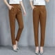 thumbnail image 3 of Pantalones de mujer elásticos de cintura alta y ajustados de primavera, pantalones harén de estilo coreano que combinan con todo, ropa exterior, holgados, de talla grande, ajustados, para chicas, 3 of 4