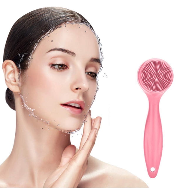 Cepillo de limpieza facial de silicona, cepillos de limpieza facial manuales