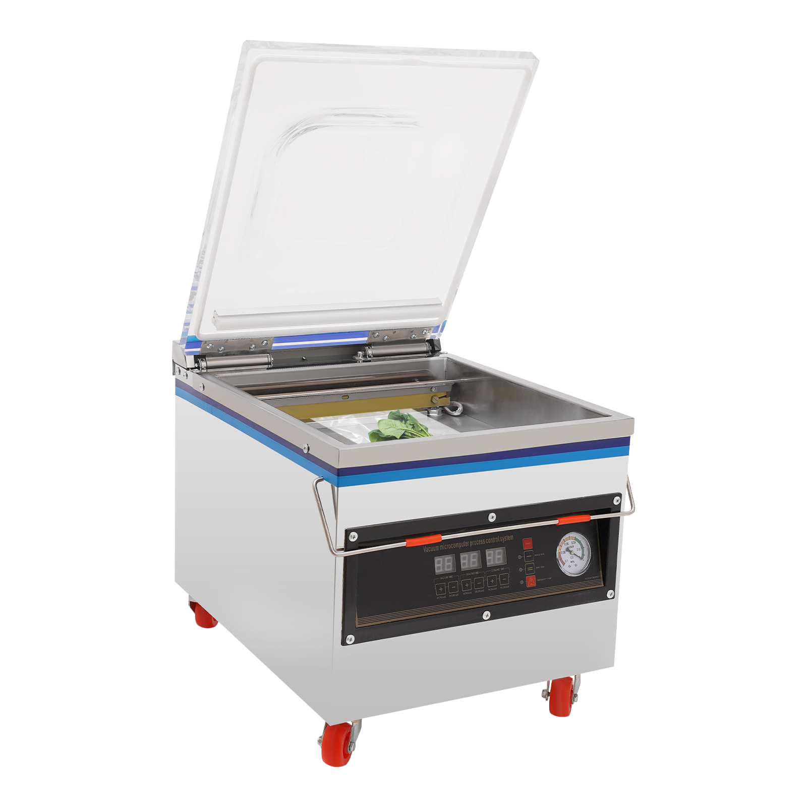 800W Commercial Vacuum Sealer Chamber Packing Sealing Machine Food Saver 110V