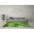 thumbnail image 3 of Ahgly Company Indoor Square Oriental Green Industrial Area Rugs, 8' Square, 3 of 4