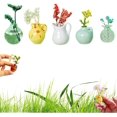 thumbnail image 1 of Mini Vase Magnets for Fridge, Mini Ceramic Vase Magnets,Magnetic vase, Suitable for Refrigerator, Kitchen, Home, Office Decoration (B), 1 of 7
