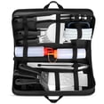 thumbnail image 2 of FONWILYO 21Pc Teppanyaki Accessories Set with Thick Stainless Steel Griddle Tools and Storage Pouch, 2 of 6