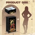 thumbnail image 3 of Magic Mushroom Dresser for Bedroom with 4 Storage Drawers Mystical Mushroom Vibrant Colors Ethereal Glow Dressers Chest of Drawers Steel Framed Fabric Closet Organizers for Kids Dorm Entryway, 3 of 8