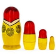 thumbnail image 2 of Set of 4 Semyonov Traditional Wooden Nesting Dolls 4 Inches, 2 of 3