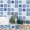 18Pcs PVC Mosaic Self-adhesive Bathroom Kitchen Decals Decor Home Wall 3D Tile Sticker