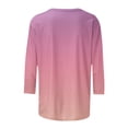 thumbnail image 4 of Pompotops Mode T-Shirts Décontractés pour Femmes de Printemps Imprimés Manches Mi-Longues Col Rond en Solde, 4 of 5