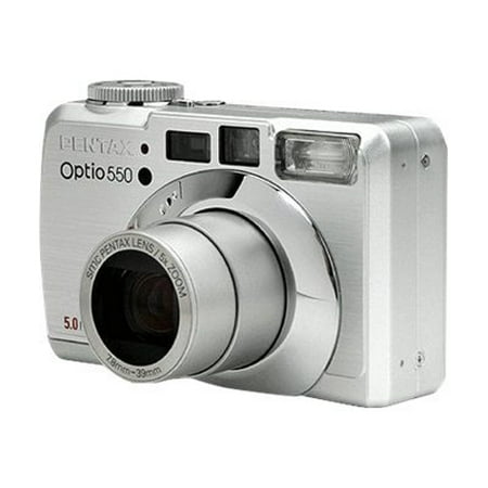 Pentax Optio 550 - Digital camera - compact - 5.0 MP - 5x optical zoom