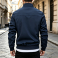 thumbnail image 3 of Men's Bomber Jacket Lightweight Windbreaker Spring Fall Jacket Windproof Water Shedding Lightweight Fashion Casual Wear, 3 of 3