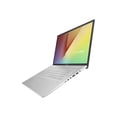 thumbnail image 2 of Asus VivoBook 17 17.3" Laptop, Intel Core i5 i5-8265U, 8GB RAM, 1TB HD, 128GB SSD, Windows 10, Transparent Silver, F712FA-DB51, 2 of 11