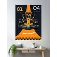 thumbnail image 2 of 2023 Mclaren Mcl60 Formula One Poster And Prints Poster Wall Art, Modern Wall Decor, 8x12 UNFRAMED, 2 of 3