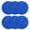 Blue, variant on Uxcell 6Pcs 8 inch Spot Markers Non-Slip Floor Dots Agility Markers Yellow