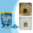 thumbnail image 4 of Toilet Bowl Cleaner Powder Foaming Bathroom Cleaning Odor Eliminator Stain Removal 100g(1 Bag), 4 of 6
