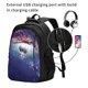 thumbnail image 2 of Easygdp Planets Stars And Galaxies Mochila para Laptop de Viaje con Puerto USB, Mochila para Laptop con Puerto de Carga USB para Mujeres y Hombres, 2 of 7