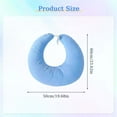 thumbnail image 2 of Eurhowing Arm Rest Pillow for Gaming & Reading, Ergonomic U-Shaped Lap Pillow, Memory Foam Arm Support Pillow for Bed & Sofa, Blue, 2 of 9