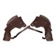 thumbnail image 1 of Minnieouse Capa de arnés de pecho para adultos para fiesta de disfraces de Halloween conjuntos de ropa Marron oscuro, 1 of 1