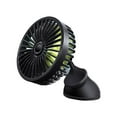 thumbnail image 4 of Ventiladores de coche eléctrico para SUV RV camión barco bajo ruido fuerte viento coche ventilador USB F403 Cola Mini ventilador de coche, 4 of 8