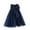 Dark Blue, variant on Kids Girls Flower Design Dress Princess Communion Gown Sleeveless Bow-Knot Birthday Party Dresses Bridesmaid Wedding Prom Dress