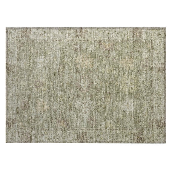 Dalyn Rugs Machine Washable Indoor/Outdoor Chantille ACN2051 Sage 1'8" x 2'6" Rug