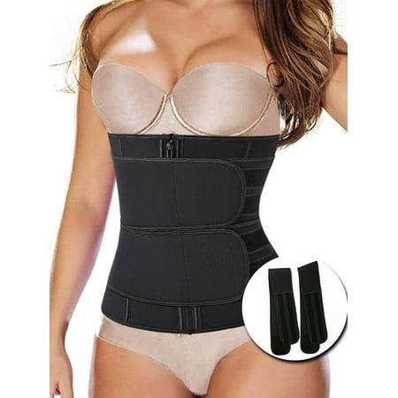 

Waist Trainer Sweat Belt for Women Sauna Waist Cincher Corset Belly Body Shaper Girdle Fat Burn Belly Slimming Band
