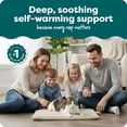 thumbnail image 2 of FurHaven ThermaNAP Self Warming Cat Mat, Dog Bed for Crates with Self-Warming Technology for Cozy Rest, Fully Machine Washable, Small, Plush Faux Fur, Cream, 2 of 9